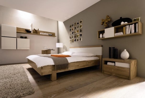 Warm Bedroom Decorating Ideas by Huelsta DesignRulz.com