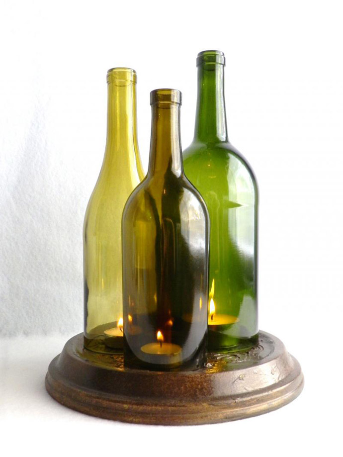 20 Ideas of How to Recycle Wine Bottles Wisely   DesignRulz.com