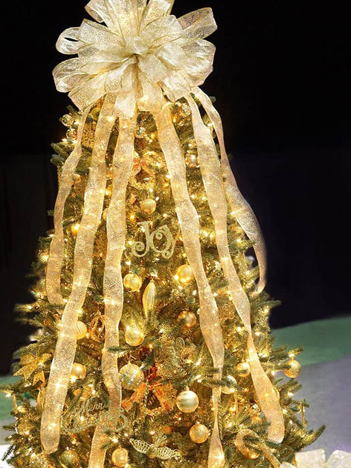 Gold Christmas Tree Ideas