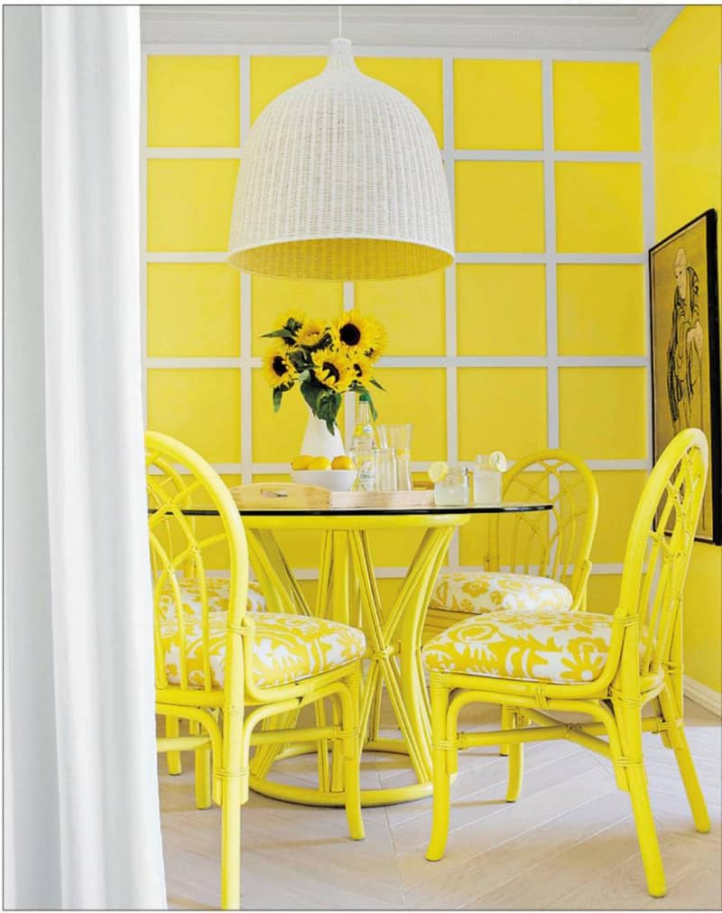 yellow interior rooms dining gorgeous designrulz bold elegant decor decorating inside bring via