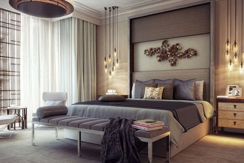 bedroom modern designs masculine contemporary interior bed decor hotel lamp master designrulz bedrooms luxury minimalist decoration lights