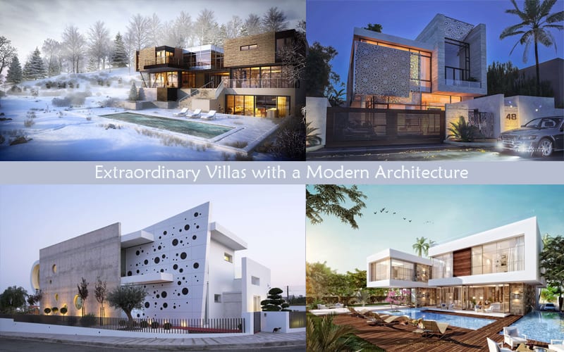 A Set Of Extraordinary Villas with a Modern Architecture