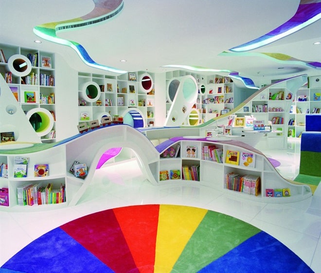 وهذا ما فعلته مكتبة الأطفال الشعبية في الصين: فهذا التصميم