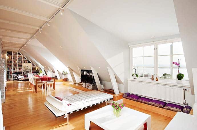 Bright Attic Penthouse With Spectacular Views Stockholm Sweden