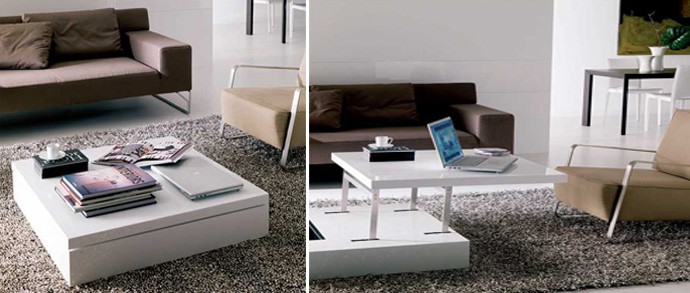 Multi Functional Furniture Transform Your Coffee Table Into A Desk Or A Dining Table