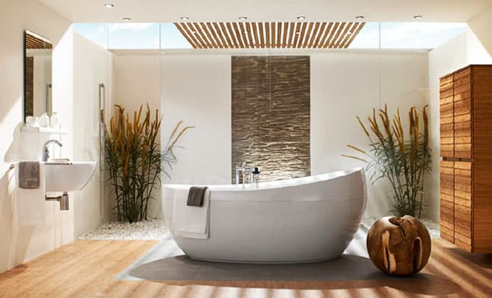 18 Ideas of Bathroom Design With Natural Influences