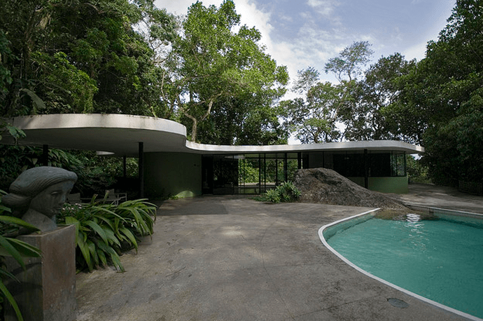 Oscar Niemeyer’s Casa de Canoas, Rio de Janeiro, Brazil