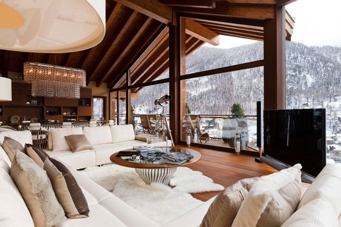 Six Star Luxury Boutique Chalet Zermatt Peak designrulz (8)
