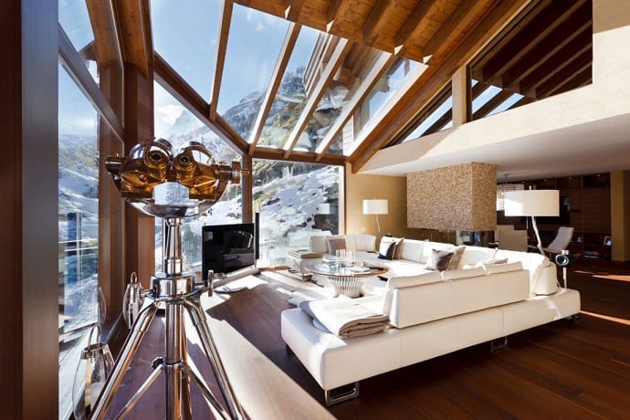 Six Star Luxury Boutique Chalet Zermatt Peak designrulz (9)