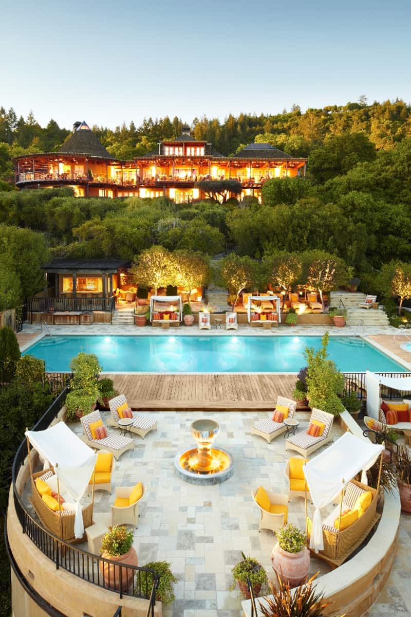 Exquisite Luxury Resort Auberge du Soleil in Napa Valley, California