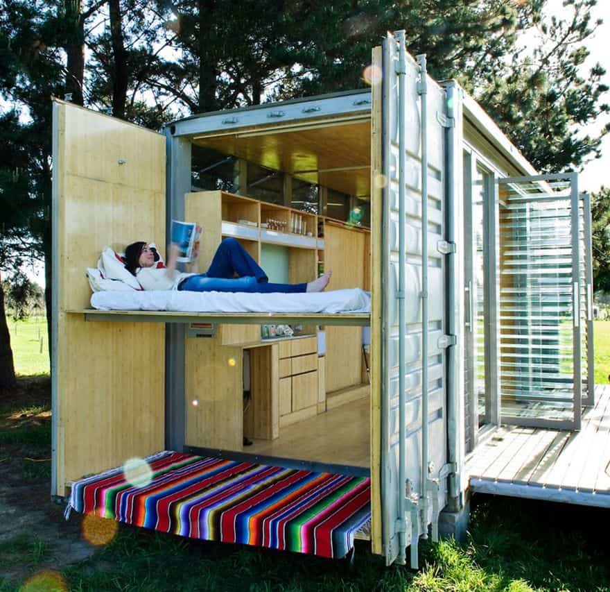 beautiful shipping container home