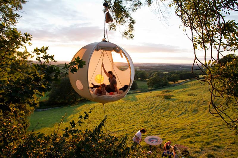The Hanging Tent Company's picnic in the tree tops
