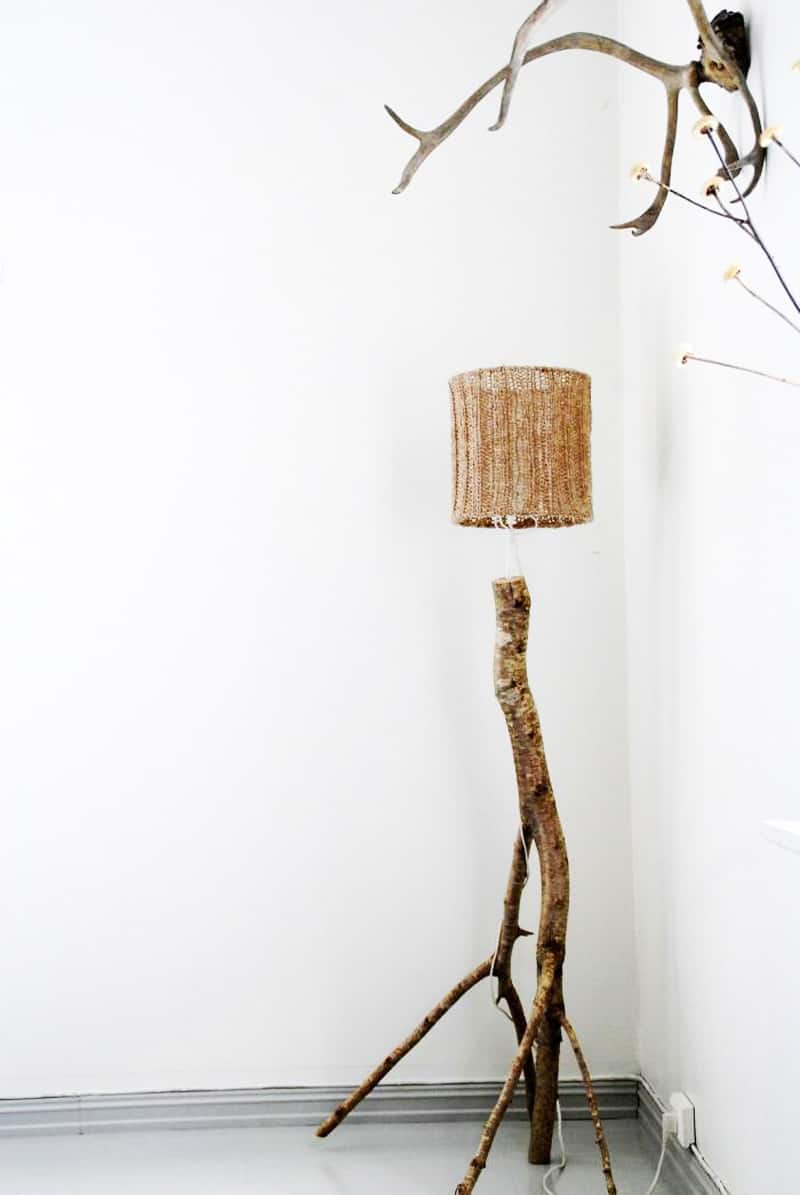 crochet-lampshade-wood-lamp