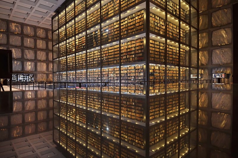 Beinecke Rare Book & Manuscript Library, Yale University, Connecticut, Usa