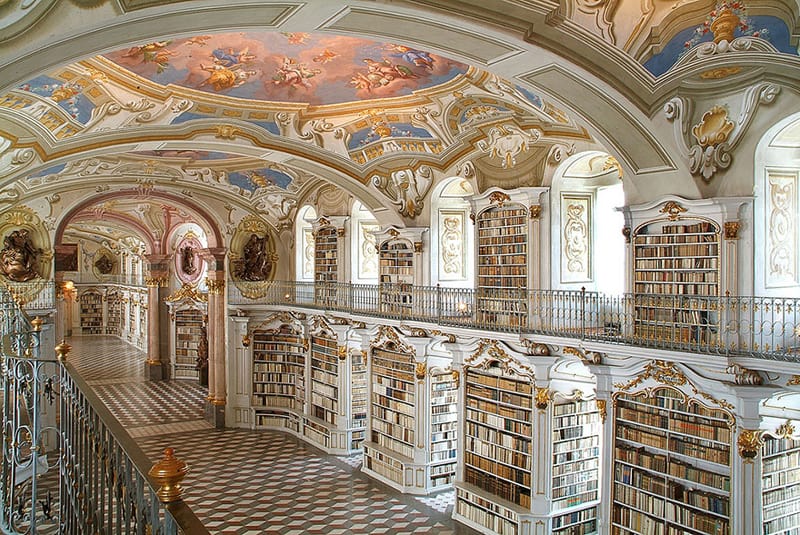 The Admont Library, Admont, Austria