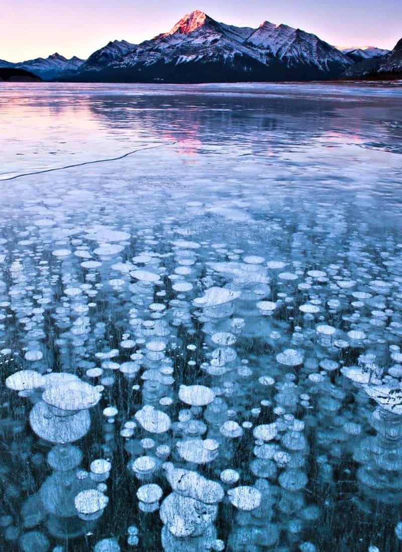 Stunning-Frozen-Air-Bubbles-at-Abraham-Lake-Canada_designrulz (1)