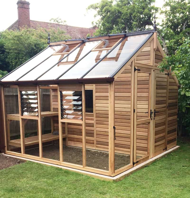 our new greenhouse/shed combo range - dunster house blog