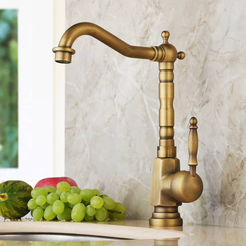 brass kitchen faucet-designrulz (1)