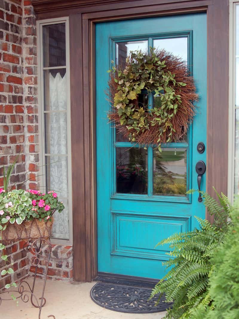 Painted Front Door Inspiration-designrulz (3)