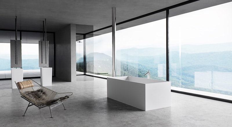 38 Luxurious Bathrooms Decorated With Art Pieces DesignRulz.com