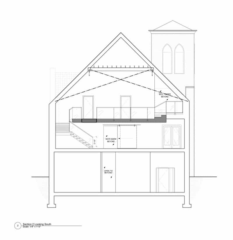 Church Conversion into a Residence by Linc Thelen Design DesignRulz.com