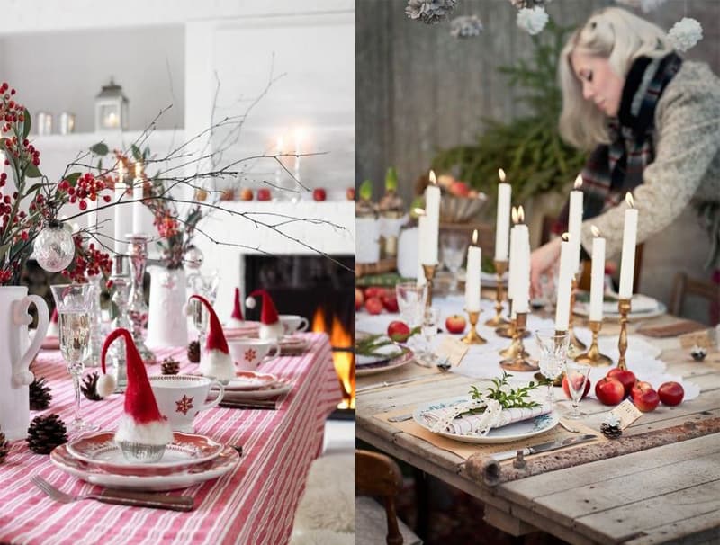 25 Christmas Table Decorating Ideas for 2015
