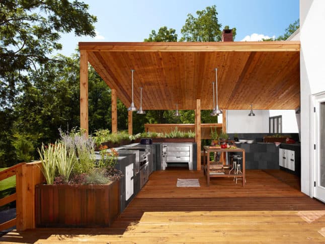 45 Outdoor Kitchen And Patio Design Ideas, Home Patio Designs