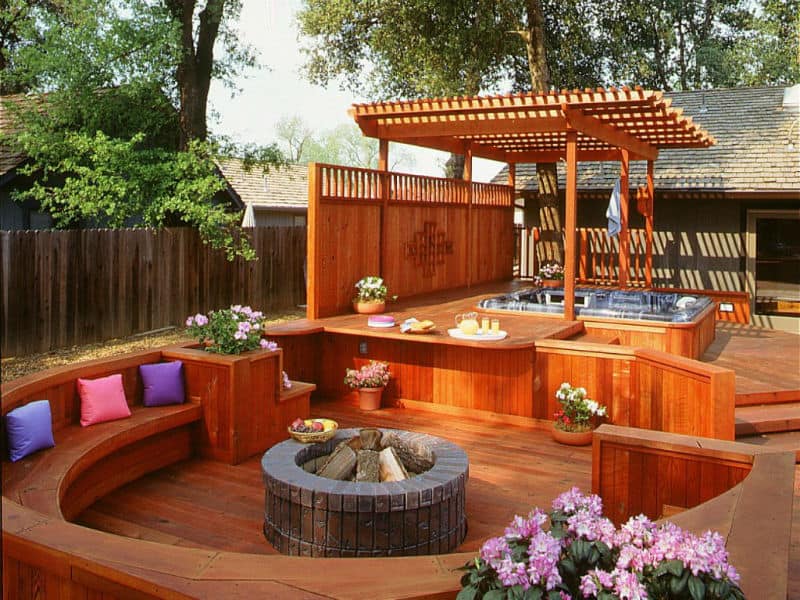 30 Stunning Garden Hot Tub Designs, Garden Tub Ideas