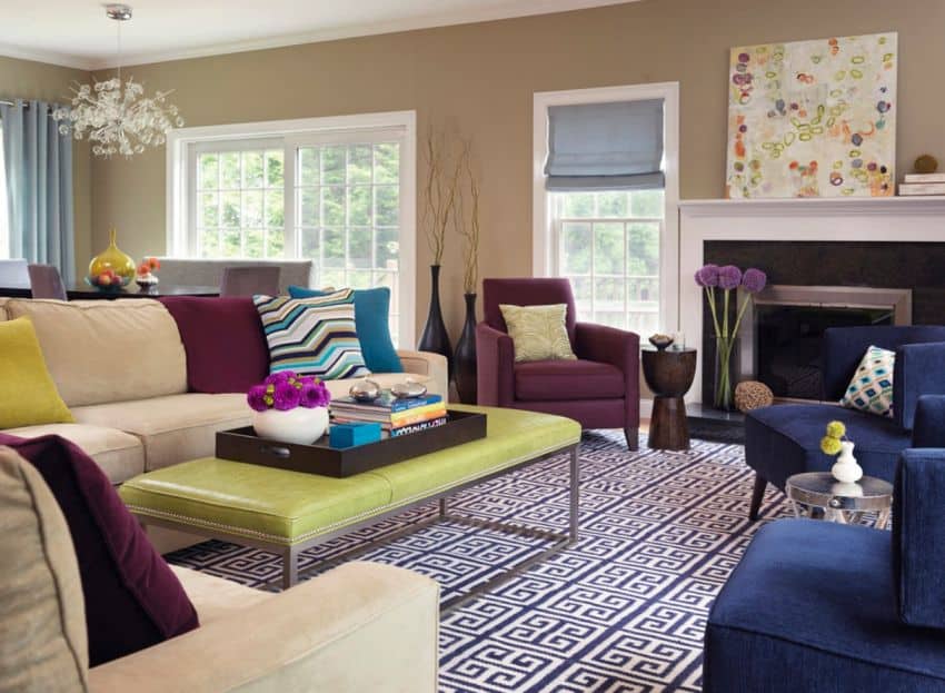 Plum Taupe Living Room Color Schemes