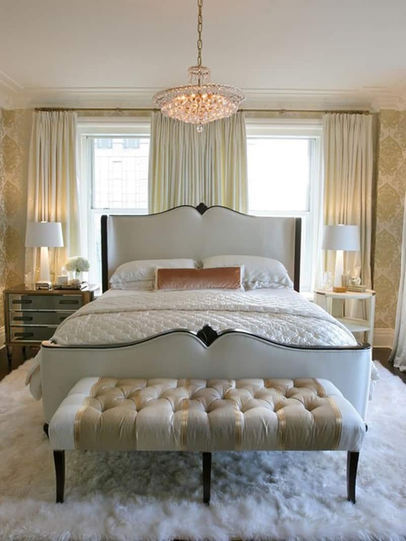 Add A Rug Bedroom Decorating Ideas Bed In Front Of Window