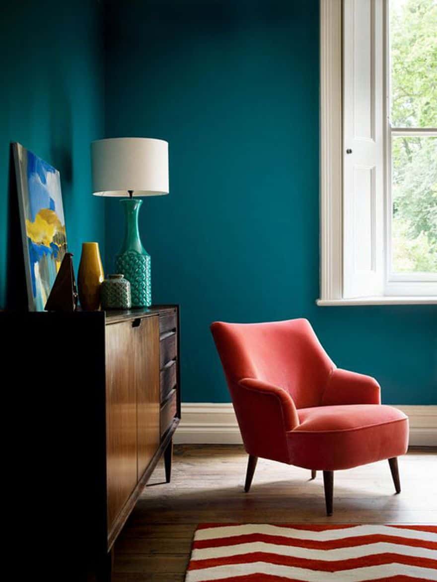 Add Sophistication And Drama To Your Home With Teal Color