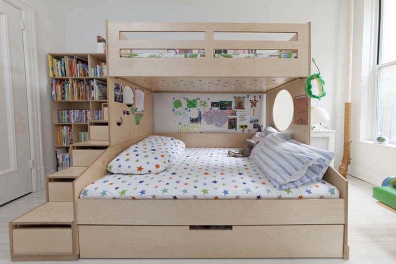 30 Modern Bunk Bed Ideas That Will Make, Modern Twin Over Full Bunk Beds