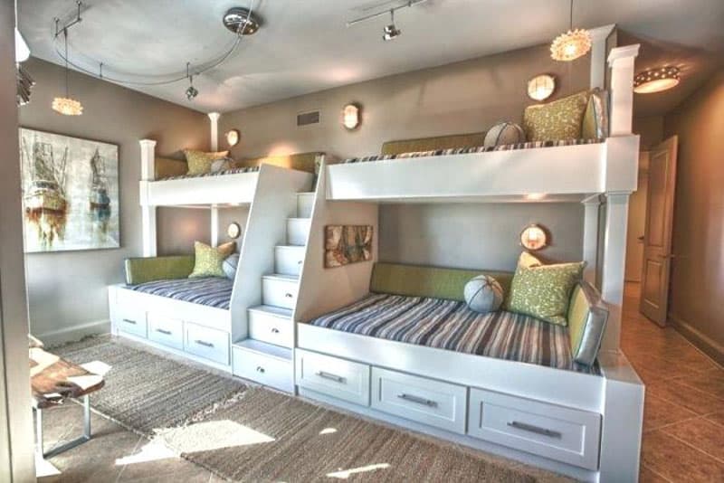 30 Modern Bunk Bed Ideas That Will Make, Under Bunk Bed Decor