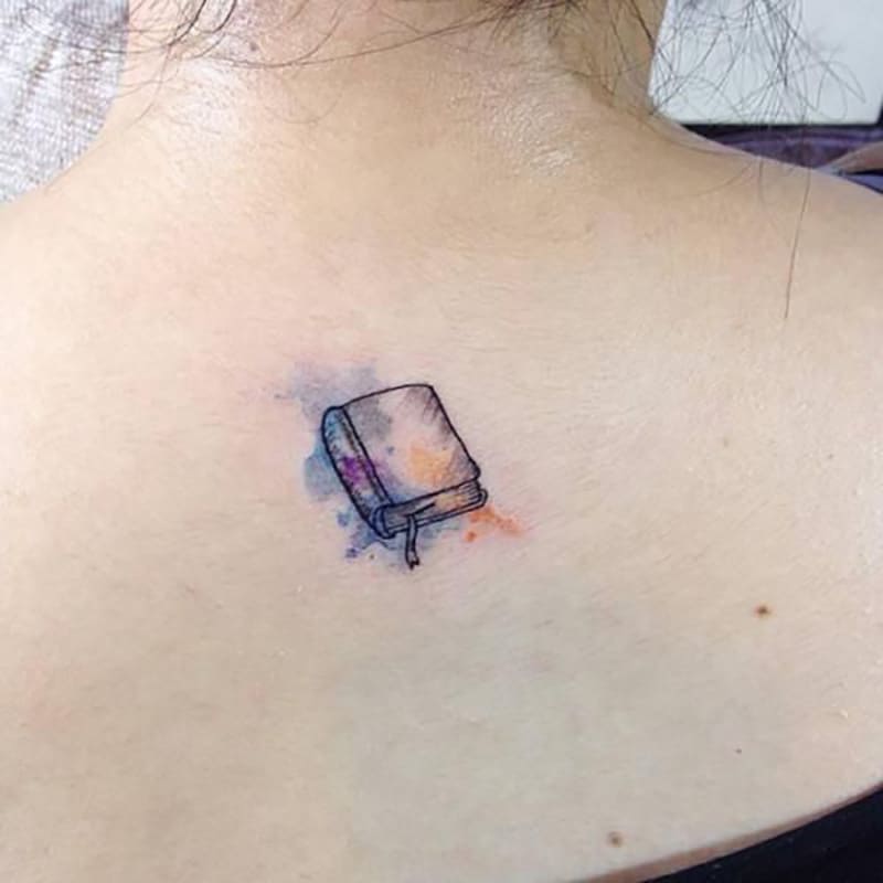 Book Lover Bookworm Temporary Tattoo Sticker  OhMyTat