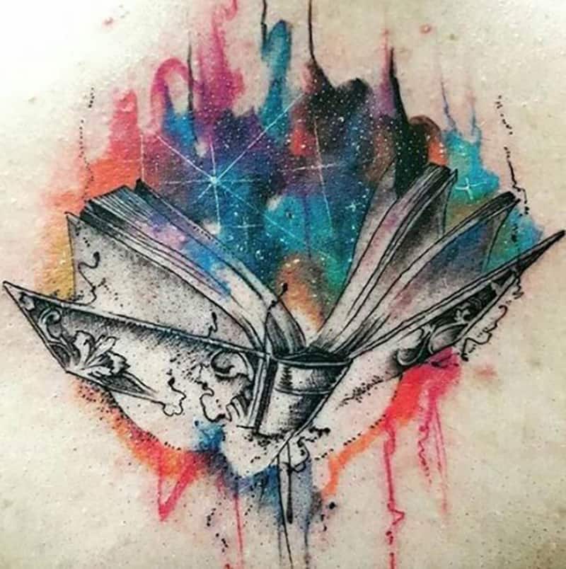 40 Amazing Book Tattoos for Literary Lovers  TattooBlend
