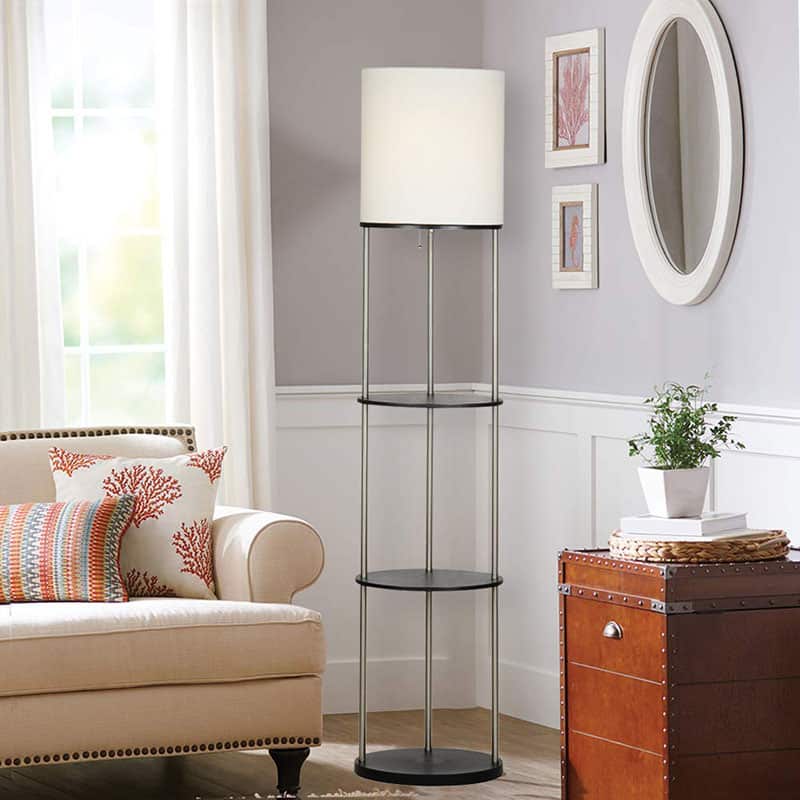2 In 1 Floor Lamps With Shelves For, 3 Way Floor Lamp With Shelves For Bedroom