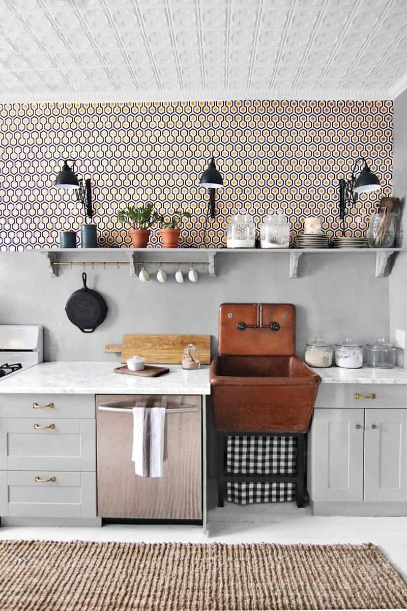 Why removable kitchen wallpaper is the perfect choice