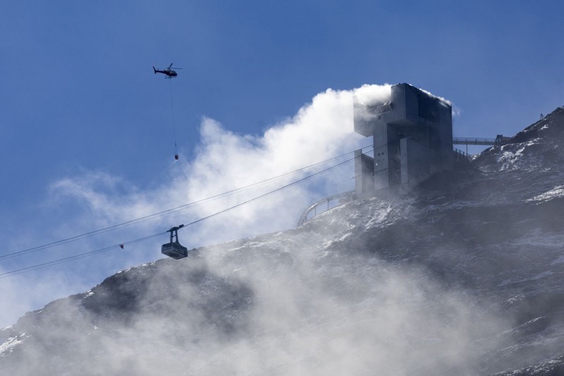 Fire Breaks Out at Mountaintop Mario Botta’s Restaurant in Swiss Alps