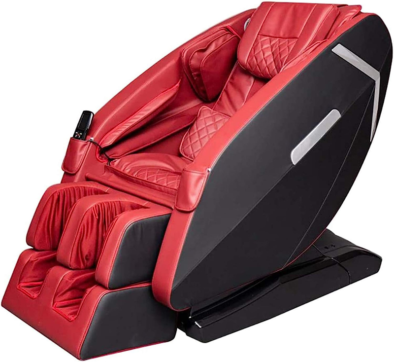 massage chair red details very beautiful and confortable 4 | designcareersclub